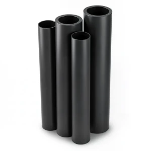 مواسير HDPE PE 80 ضغط 4.8 بار قطر خارجي 250 مم سمك 14.2 مم لون أسود