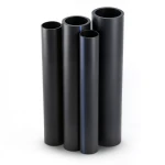 مواسير HDPE PE 80 ضغط 4.8 بار قطر خارجي 315 مم سمك 17.9 مم لون أسود