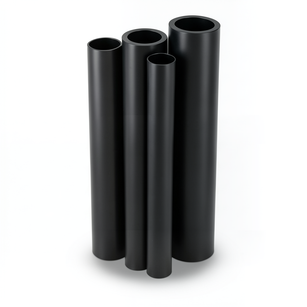 مواسير HDPE الراجحي PE 80 ضغط 4.8 بار قطر خارجي 355 مم سمك 20.2 مم لون أسود