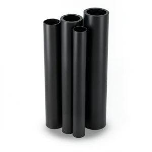 Al-Rajhi HDPE Pipes PE 80 Pressure 4.8 Bar 355 mm Diameter 20.2 mm Thickness Black