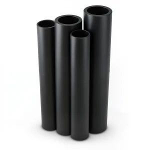 Al-Rajhi HDPE Pipes PE 80 Pressure 4.8 Bar 355 mm Diameter 20.2 mm Thickness Black