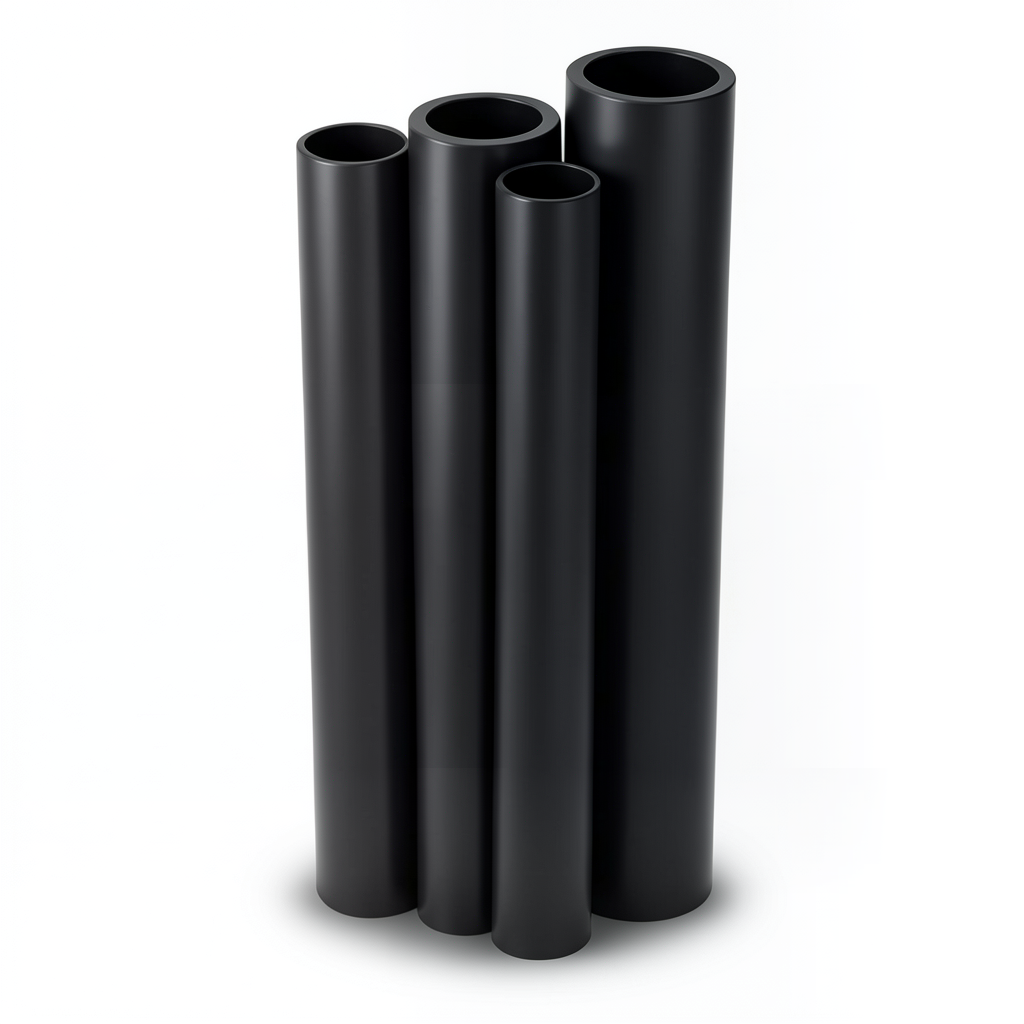 Al-Rajhi HDPE Pipes PE 80 Pressure 4.8 Bar Outside Diameter 500 mm Thickness 28.4 mm Black