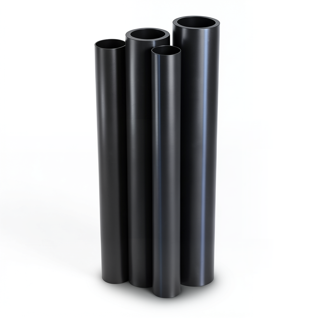 مواسير HDPE الراجحي PE 80 ضغط 4.8 بار قطر خارجي 400 مم سمك 22.8 مم لون أسود