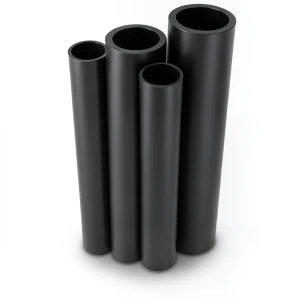 أنابيب HDPE PE 80 ضغط 4.8 بار قطر خارجي 450 مم سمك 25.6 مم لون أسود