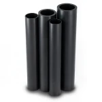 أنابيب HDPE PE 80 ضغط 4.8 بار قطر خارجي 450 مم سمك 25.6 مم لون أسود