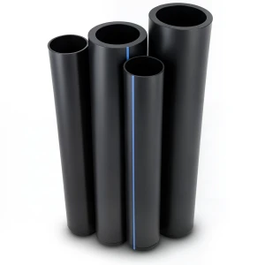 HDPE Pipe PE 80 Pressure 4.8 Bar Outside Diameter 630 mm Thickness 35.8 mm Black