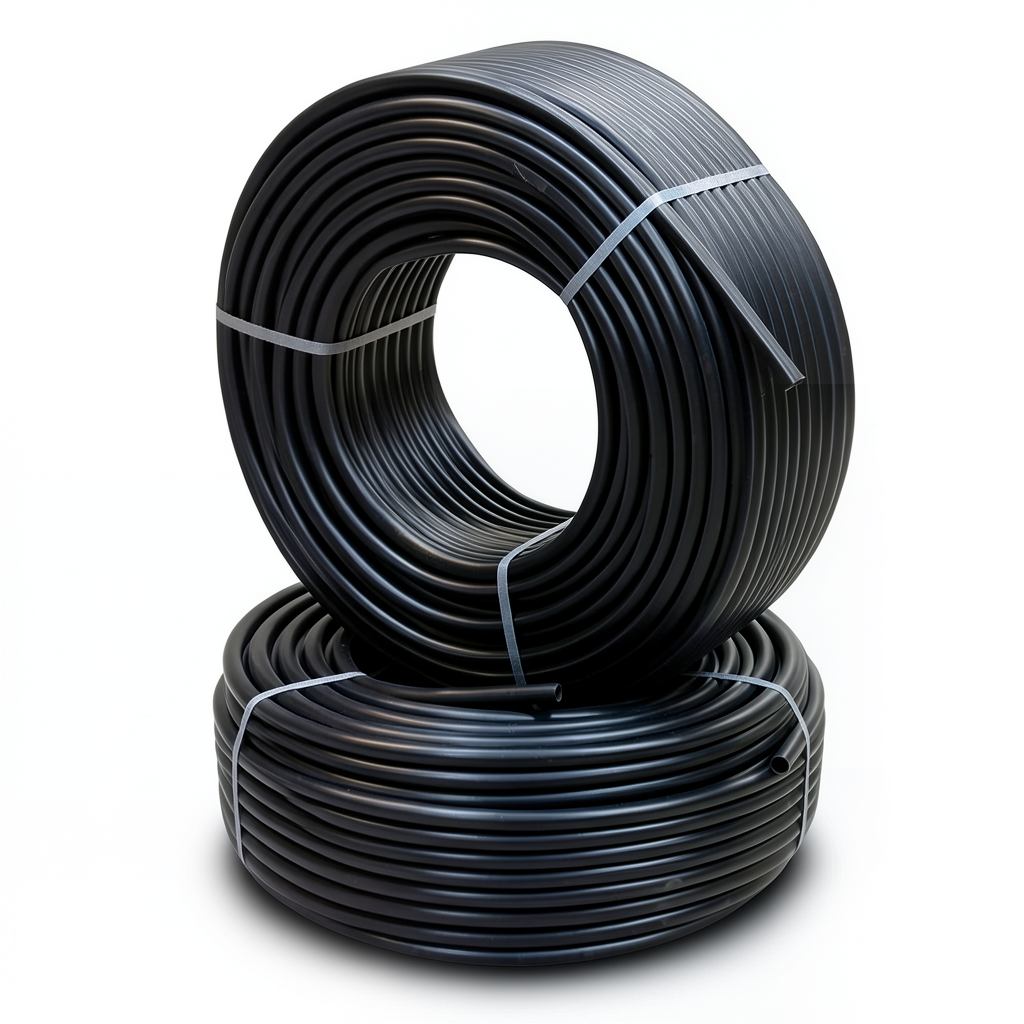 أنابيب HDPE PE 100 ضغط 10 بار قطر خارجي 16 مم سمك 3 مم لون أسود