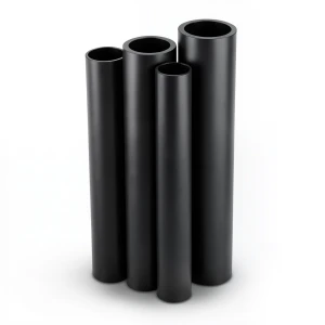 أنابيب HDPE PE 100 ضغط 10 بار قطر خارجي 280 مم سمك 25.4 مم لون أسود