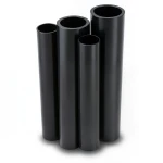 أنابيب HDPE PE 80 ضغط 8 بار قطر 280 مم سمك 25.4 مم لون أسود