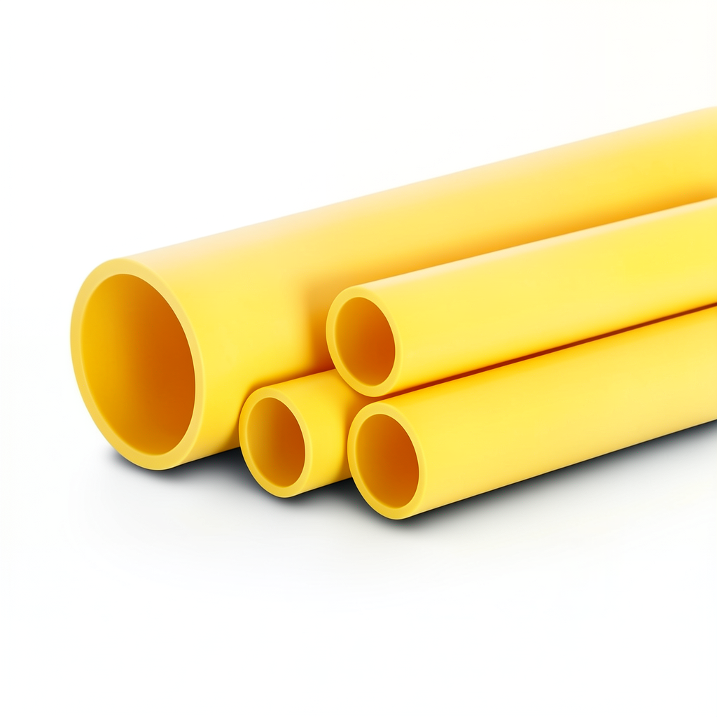 Al-Rajhi HDPE Pipes PE 80 Pressure 8 Bar Diameter 315 mm Thickness 28.6 mm Yellow