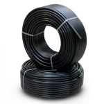 Al-Rajhi HDPE Pipes PE 80 Pressure 8 Bar Outside Diameter 20 mm Thickness 3 mm Black