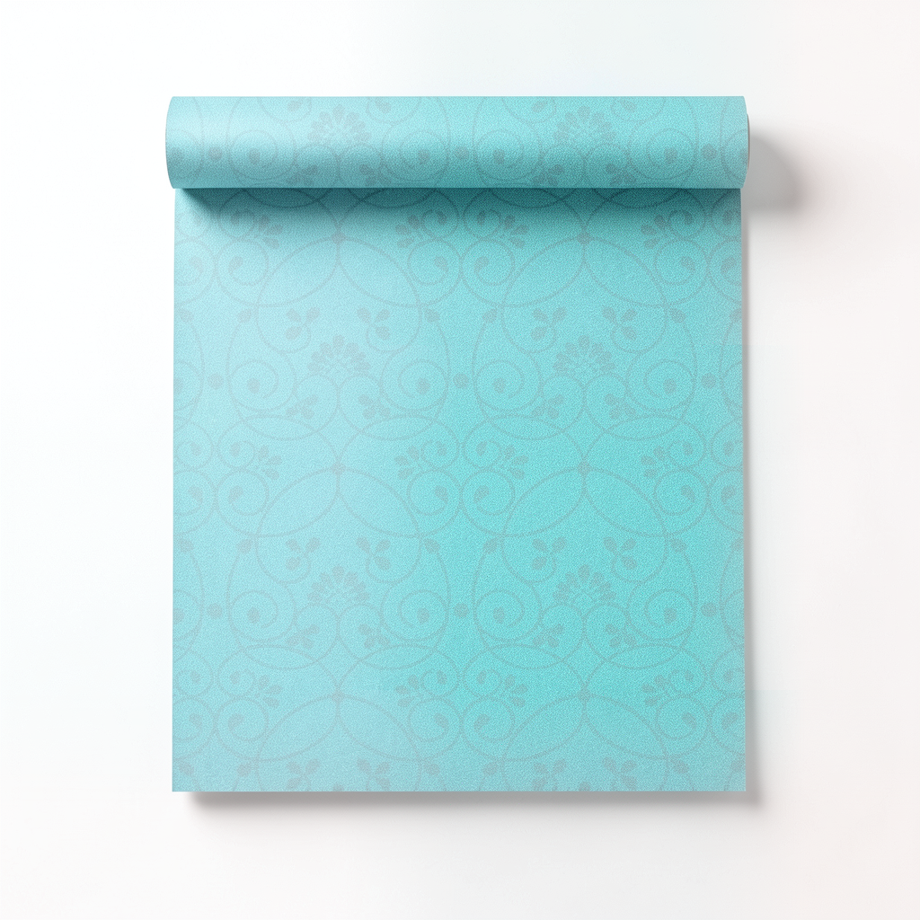 Youth and Children Wallpaper 10m x 0.53m Cyan Color, Model GK8872