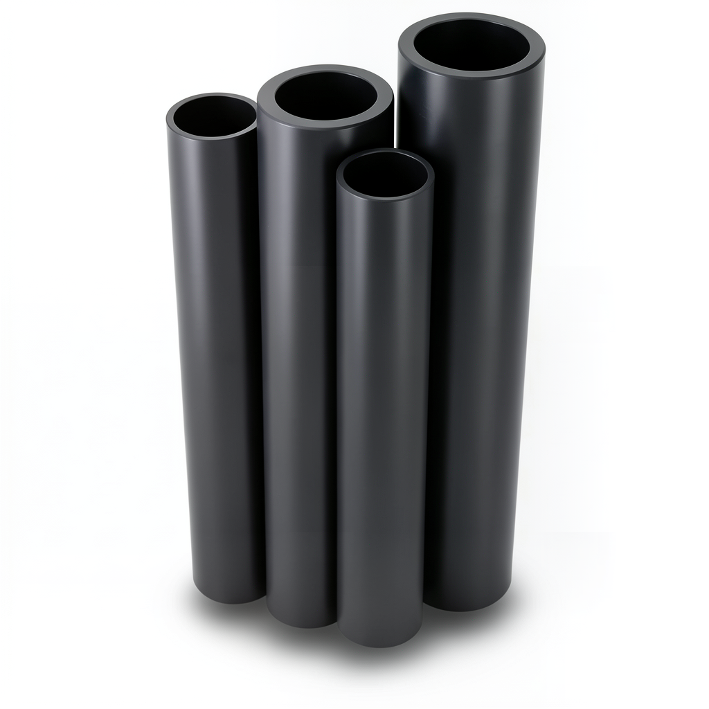 Al-Rajhi HDPE Pipes PE 80 Pressure 8 Bar Diameter 250 mm Thickness 22.7 mm Black