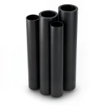 أنابيب HDPE PE 80 ضغط 4.8 بار قطر خارجي 560 مم سمك 31.9 مم لون أسود