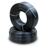 أنابيب HDPE PE 100 ضغط 10 بار قطر خارجي 16 مم سمك 3 مم لون أسود