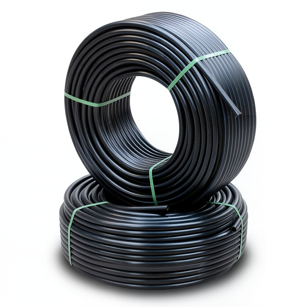 أنابيب HDPE PE 100 ضغط 10 بار قطر خارجي 16 مم سمك 3 مم لون أسود