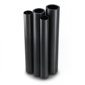 أنابيب HDPE PE 100 ضغط 10 بار قطر خارجي 280 مم سمك 25.4 مم لون أسود