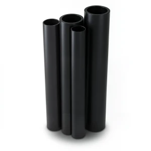 أنابيب HDPE PE 100 ضغط 10 بار قطر خارجي 280 مم سمك 25.4 مم لون أسود