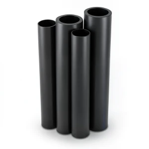 أنابيب HDPE PE 80 ضغط 8 بار قطر 280 مم سمك 25.4 مم لون أسود