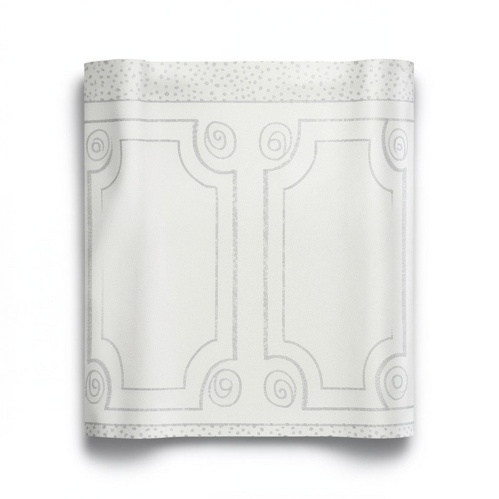 American Youth and Children Wallpaper 10m x 0.53m Off White with Gray