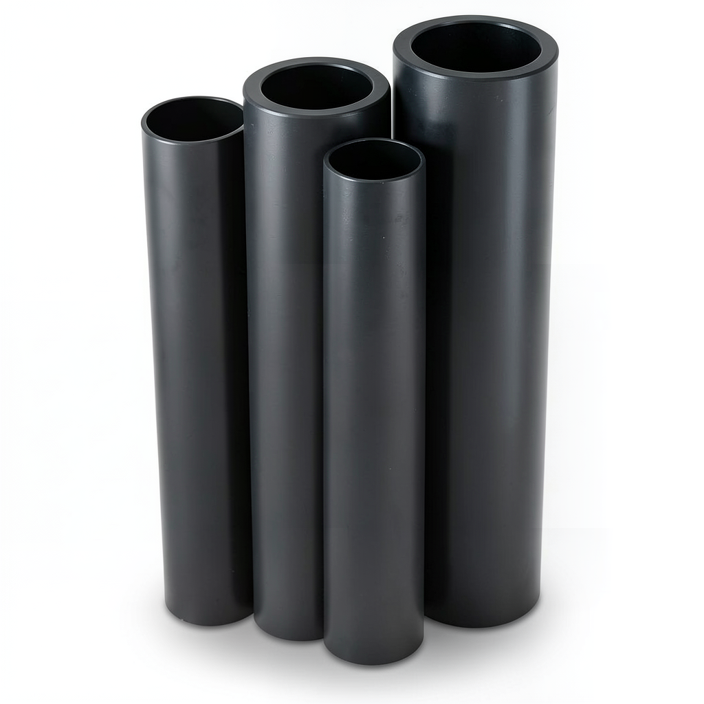HDPE Pipes PE 100 Pressure 10 Bar Outside Diameter 315 mm Thickness 28.6 mm Black