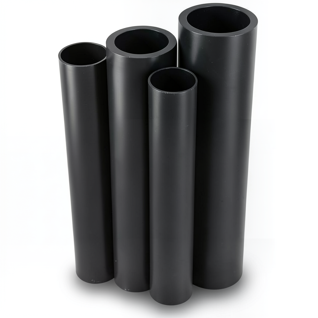 HDPE Pipes PE 100 Pressure 10 Bar Outside Diameter 315 mm Thickness 28.6 mm Black
