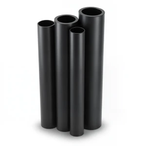 مواسير HDPE PE 80 ضغط 8 بار قطر خارجي 315 مم سمك 28.6 مم لون أسود