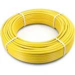 HDPE Pipes PE 100 Pressure 10 Bar 20 mm OD 3 mm Thickness Yellow
