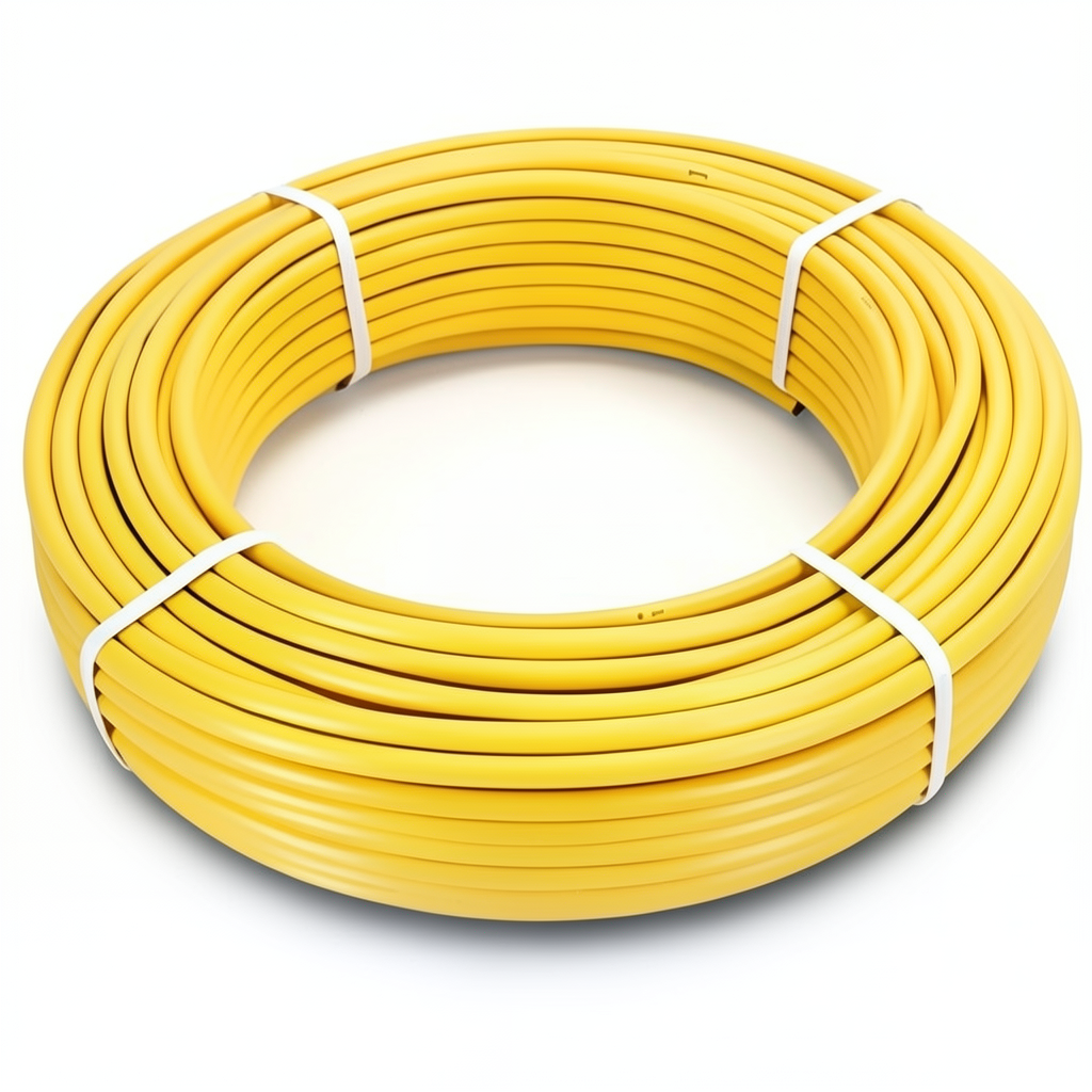 Al-Rajhi HDPE Pipes PE 80 Pressure 8 Bar Diameter 25 mm Thickness 3 mm Yellow