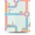 Youth and children wall decoration, multicolor, length 10 m, width 0.53 m, model 70023  