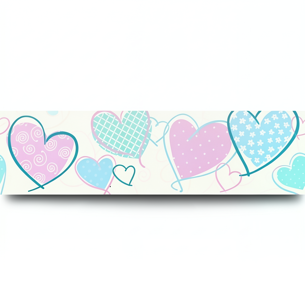 Youth and Children Wall Decoration 10m x 0.53m Multicolor