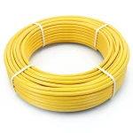 أنابيب HDPE الراجحي PE 80 ضغط 8 بار قطر خارجي 32 مم سمك 3 مم لون أصفر