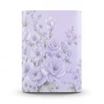 Floral Wallpaper 15.6m x 106cm Light Purple with Gray