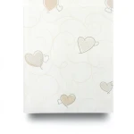 Youth and Children Wallpaper Off White with Beige, 10m x 0.53m