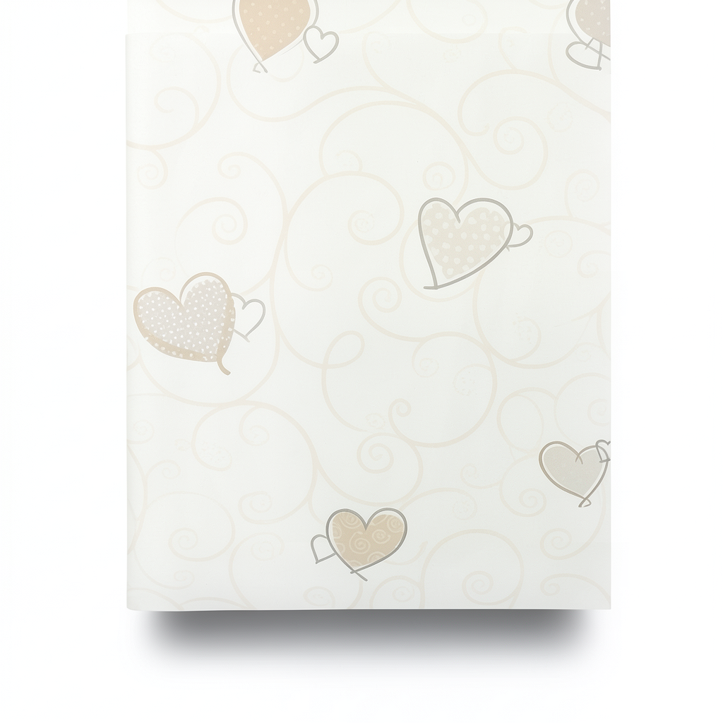 Youth and Children Wallpaper Off White with Beige, 10m x 0.53m