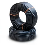 أنابيب HDPE الراجحي PE 80 ضغط 8 بار قطر 40 مم سمك 3.7 مم لون اسود