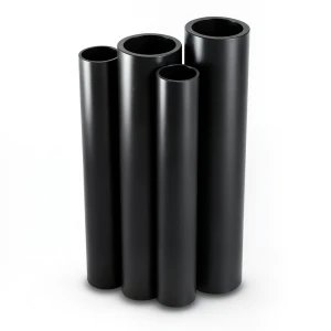 مواسير HDPE PE 100 ضغط 10 بار قطر خارجي 355 مم سمك 32.3 مم لون أسود