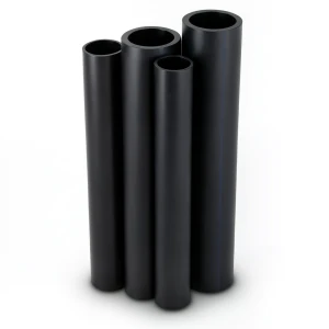 مواسير HDPE PE 80 ضغط 8 بار قطر خارجي 355 مم سمك 32.3 مم لون أسود