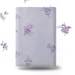 Floral Wallpaper 15.6m×106cm Purple on Gray