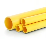 HDPE Pipes PE 80 Pressure 8 Bar 355 mm Diameter 32.3 mm Thickness Yellow