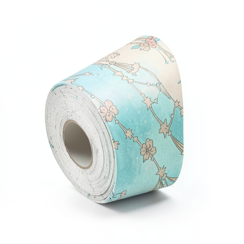American Wall Covering Youth & Children 10m x 0.53m Beige Cyan