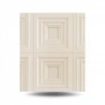 Geometric Wall Decoration, Light Beige Color, Size 10m×1.06m, Model Z46026