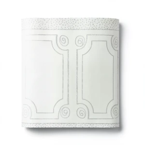 American Youth and Children Wallpaper 10m x 0.53m Off White with Gray