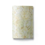 Floral Wallpaper 15.6m×106cm Yellow and Gray
