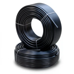 أنابيب HDPE PE 100 ضغط 10 بار قطر خارجي 25 مم سمك 3 مم لون اسود