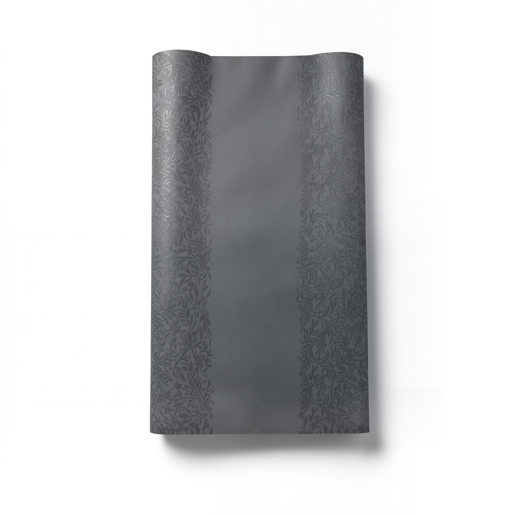 Tree Patterned Wallpaper 15.6m×106cm Dark Gray Color
