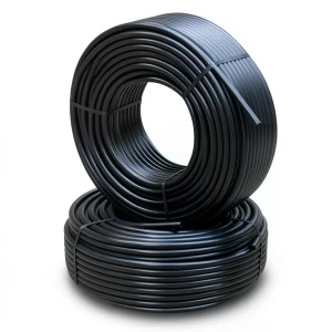 أنابيب HDPE PE 80 ضغط 8 بار قطر خارجي 25 مم سمك 3 مم لون اسود