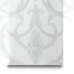 Leaf Patterned Wallpaper 15.6m x 106cm Silver Sand