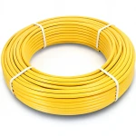 أنابيب HDPE الراجحي PE 80 ضغط 8 بار قطر 25 مم سمك 3 مم لون أصفر