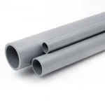 مواسير UPVC الوطنى جدول 80  مقاس 2 1/2 إنش سمك 7.01 مم لون رمادي